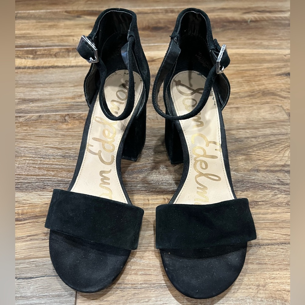 Sam Edelman Yaro Ankle Strap Sandal Heel - Size 8 Women